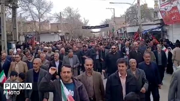 حضور پر شور مردم کوهدشت در راهپیمایی عظیم روز قدس