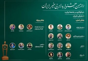 داوران «دومین جشنواره ادبی خیرِ ایران» معرفی شدند 