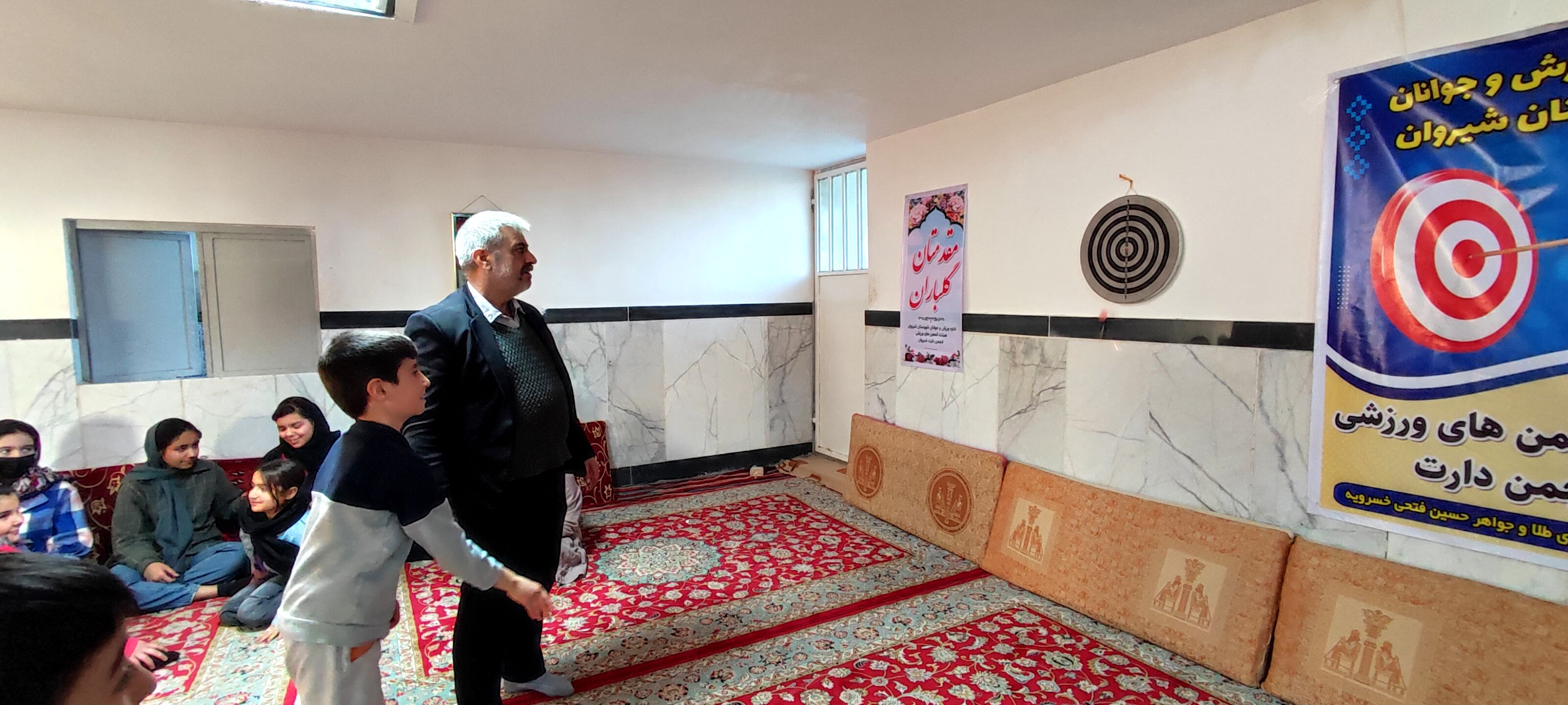برگزاری مسابقات استعدادیابی دارت در روستای تنسوان شیروان
