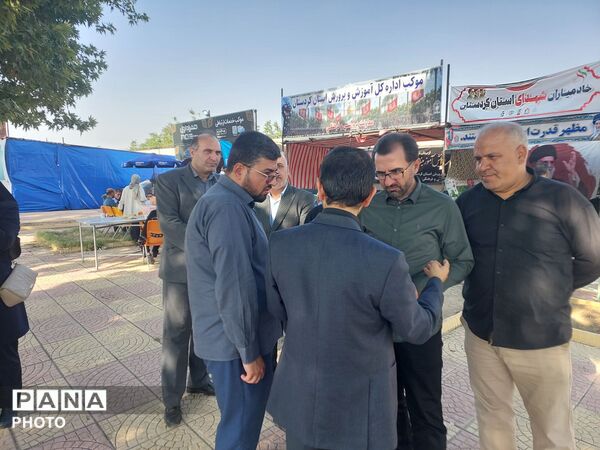 بازدید قائم مقام رئیس سازمان دانش‌آموزی از موکب اربعین در سنندج