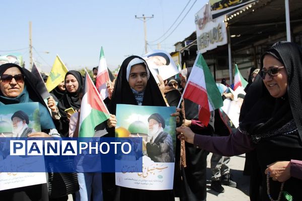 راهپیمایی روز جهانی قدس در گچساران