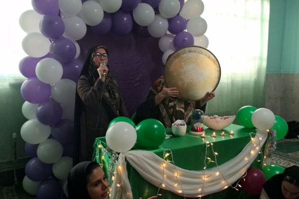 جشن ولادت امام زمان(عج) در دبستان عمار رباط‌کریم