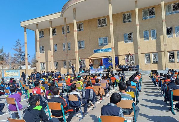 مراسم درختکاری در هنرستان استاد یوسفی مشهد 