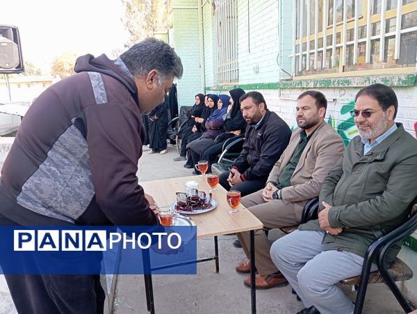 بزرگداشت هفته بسیج در دبیرستان حاج تقی نجفی نیشابور 