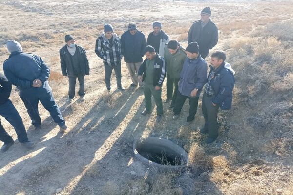 بازدید از قنات روستای پیشی دره جهت لایروبی