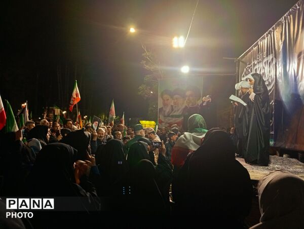 اجتماع مردم خلیل آباد در شب چهل و یکم از شهادت رهبر معظم انقلاب اسلامی