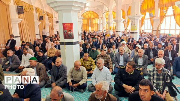 نخستین نماز جمعه ماه مبارک رمضان در شهرستان خلیل‌آباد 