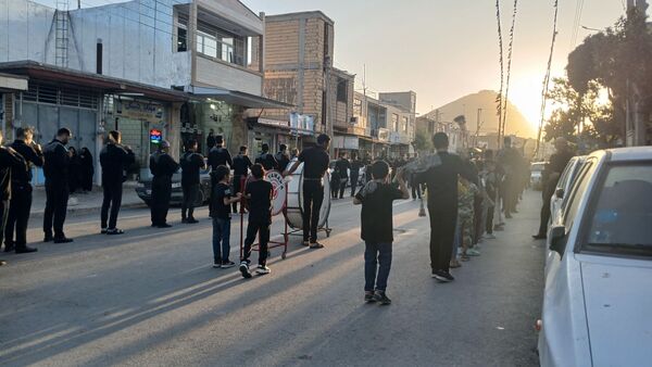 عشاق حسین در ماه محرم شهرستان بن 
