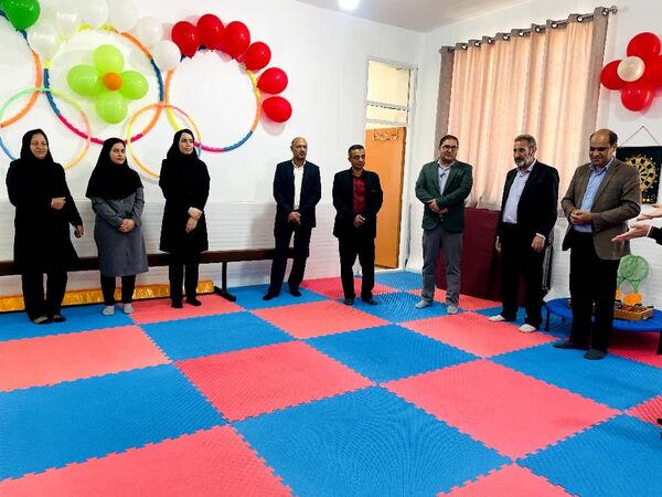 افتتاحیه کلاس درس تربیت‌بدنی در مدرسه قرآنی آیت الله غفاری شهرستان خاتم 