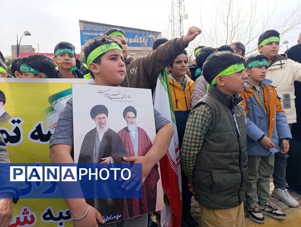 راهپیمایی ۲۲ بهمن در مشهدمرغاب