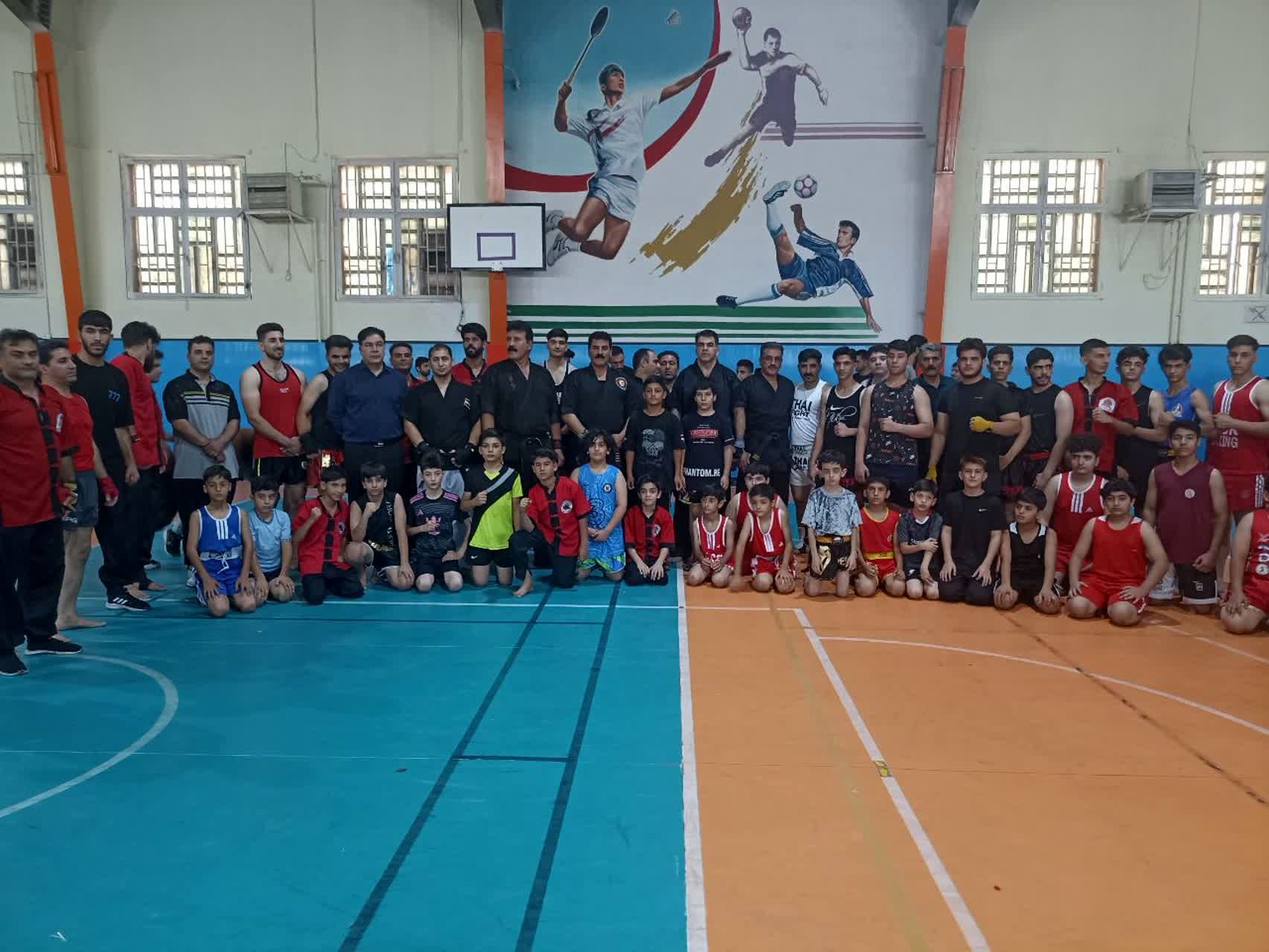 تجلیل از مقام شهید فیروز نظری در همایش بزرگ رزمی کاران لرستان 