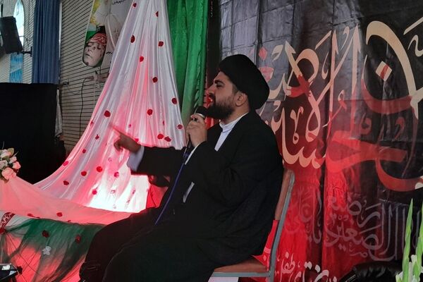  مراسم باشکوه شیرخوارگان حسینی در مسجد جامع درگزین
