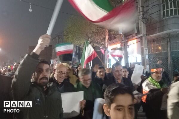 تجمع پرشور مردم در میدان‌های  اصلی شهر صباشهر 