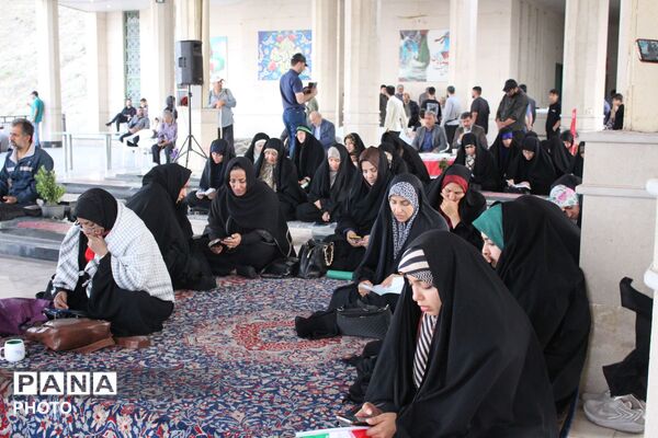 قرائت دعای ندبه در نورالشهدا عظیمیه کرج
