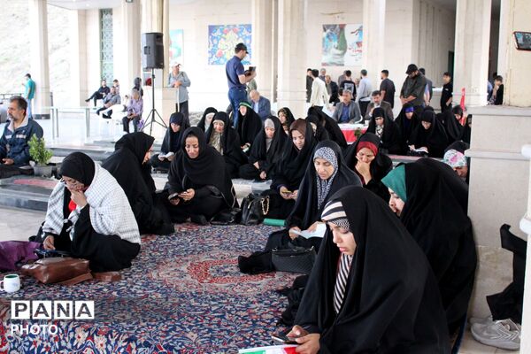 قرائت دعای ندبه در نورالشهدا عظیمیه کرج