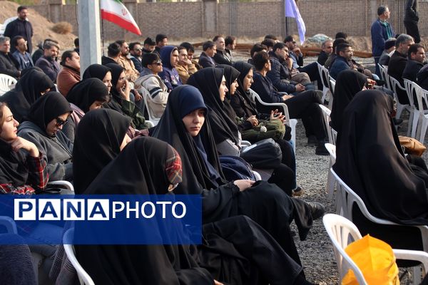 مراسم دومین سالگرد خاکسپاری شهید گمنام آموزشکده فنی دختران قم