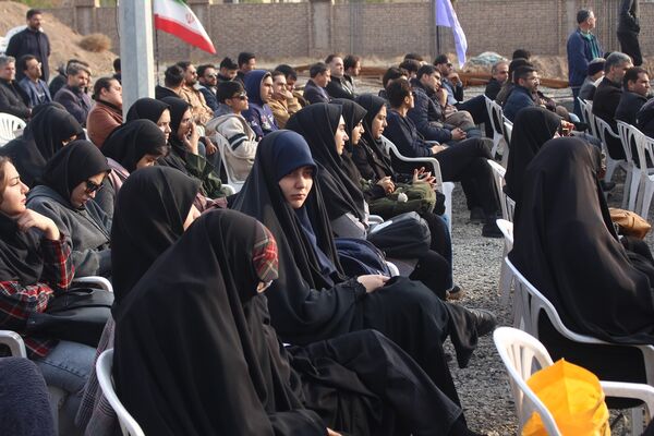 مراسم دومین سالگرد خاکسپاری شهید گمنام آموزشکده فنی دختران قم