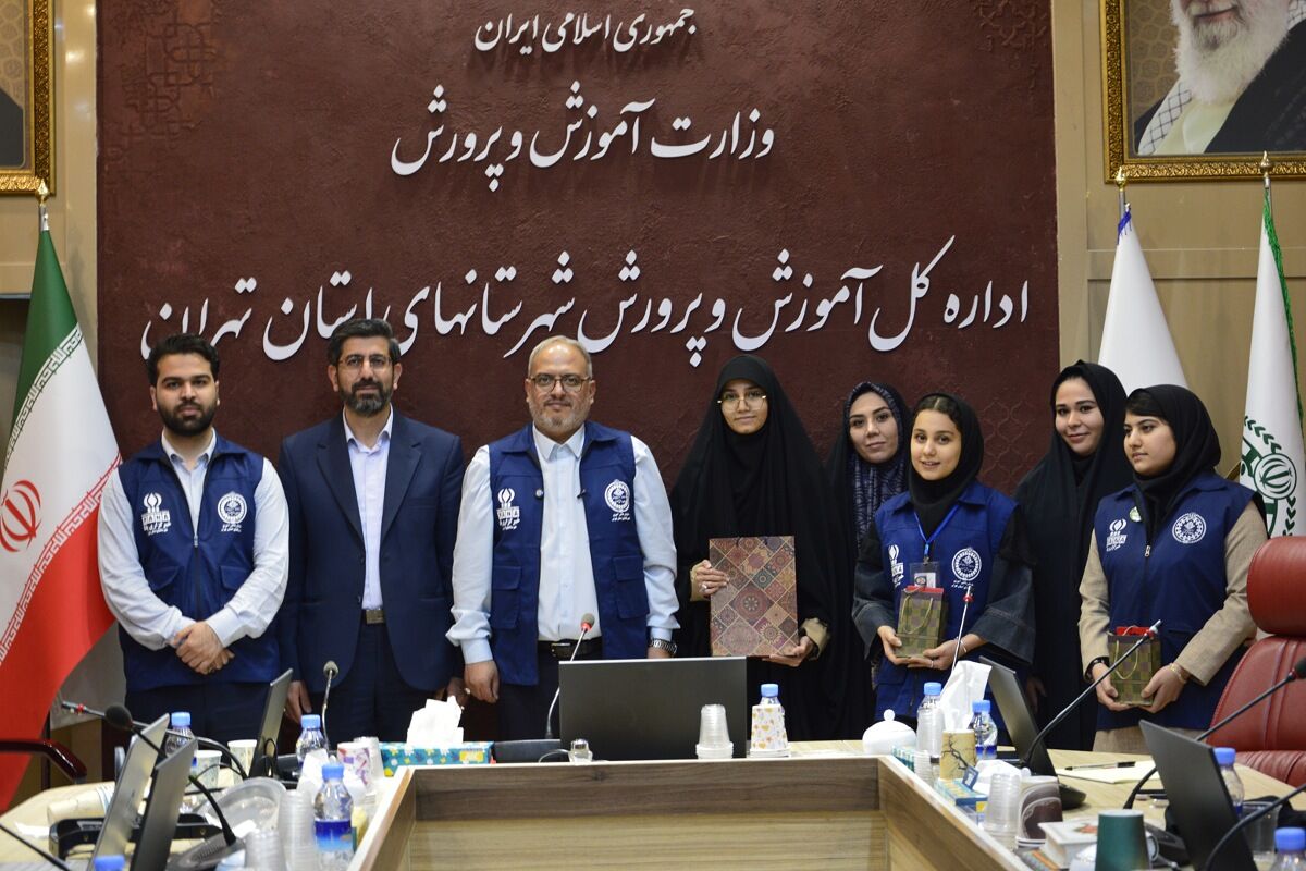 نشست خبری مدیرکل آموزش و پرورش شهرستان‌های استان تهران با خبرنگاران پانا