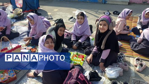 برگزاری اردوی درون مدرسه‌ای و جشنواره غذا در دبستان شاهد تحقیقی ناحیه ۶