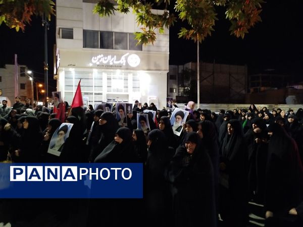 تجمع مردم کاشمر در محکومیت شهادت سیدحسن نصرالله