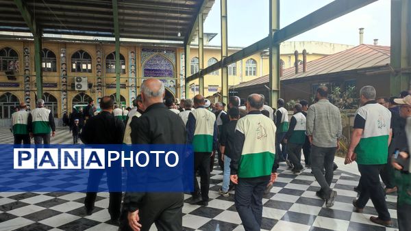 آیین دسته‌روی شهادت امام رضا(ع) در قائمشهر 