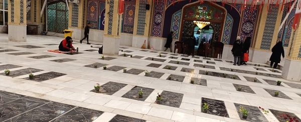 مراسم احیای شب نوزدهم رمضان در امام زاده سید عباس شهرستان بجنورد استان خراسان شمالی