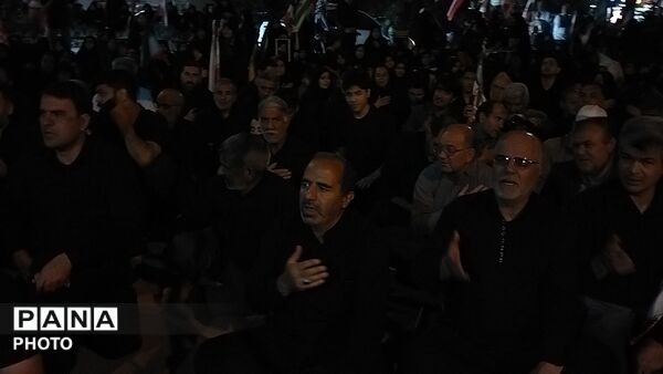 مراسم شب دوم محرم در بلوار فضل نیشابور-۱