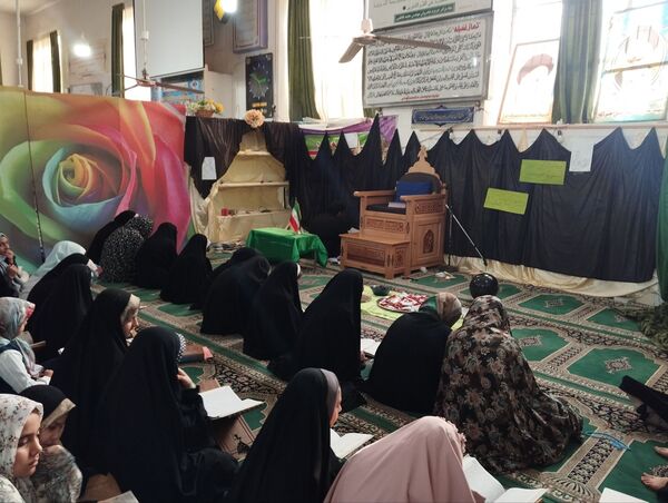 قرائت دعای ام داوود در اعتکاف شهرستان خلیل آباد 