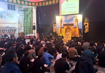مراسم شب بیست و یکم ماه مبارک رمضان در مسجد شهدای گمنام نیشابور