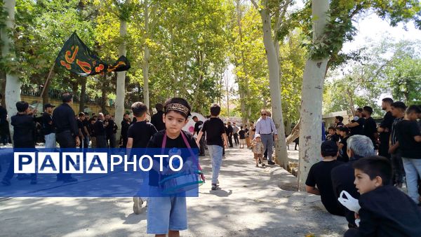 عزاداری ظهر  عاشورا در خیابان‌های شهر نیشابور 