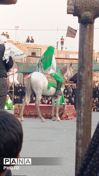 طنین فریاد «هل من ناصر» در میدان تعزیه