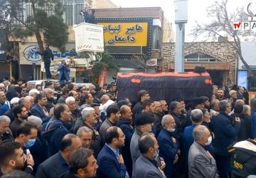 مراسم تشییع پیکر آیت‌الله سیدمحمد شاهچراغی(ره) در دامغان