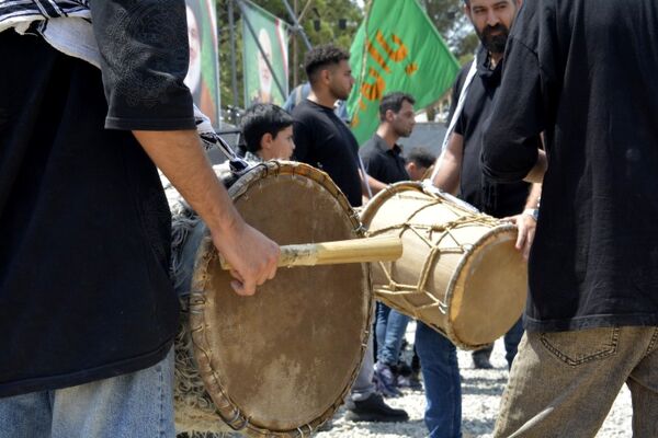 پیاده روی دلدادگان اربعین حسینی ع در اسلامشهر به سوی امامزاده اسماعیل