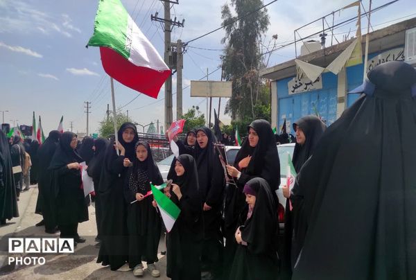 راهپیمایی روز قدس در خفر