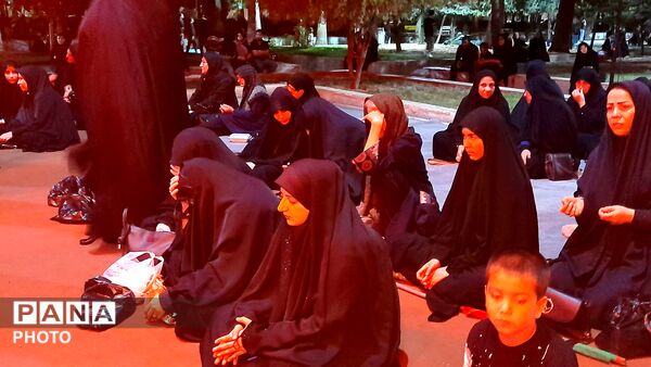 نوای حماسه حسینی در مزار شهدای گمنام نظرآباد 