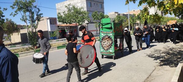 هیئت عزادارن مسجد قمر بنی هاشم شهرستان شیروان