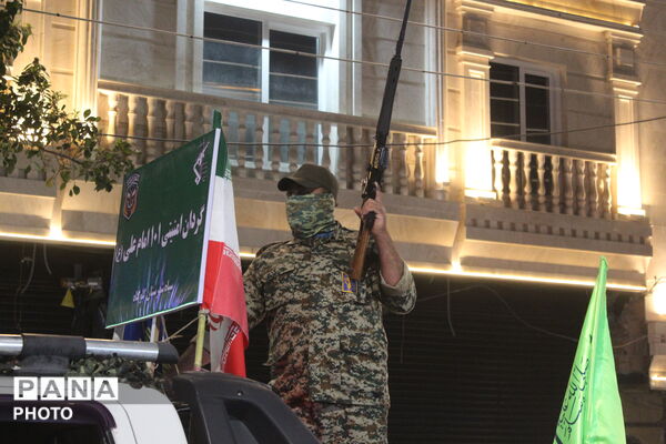 رزمایش جانفدا برای ایران امام رضایی در گلوگاه
