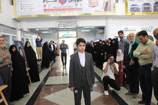 استقبال از خادمین رضوی در یزد