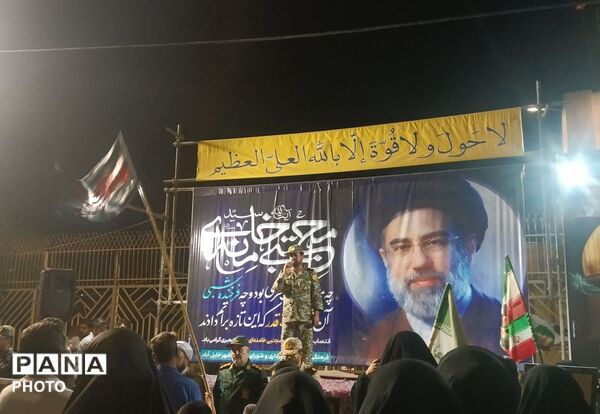 حضور گسترده مردم  خلیل آباد در یادبود شهید سجاد عسکری 