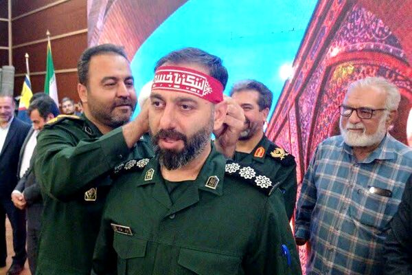 مراسم تکریم و معارفه فرمانده سپاه ناحیه مقاومت بسیج حضرت عبدالعظیم (ع) شهرستان ری