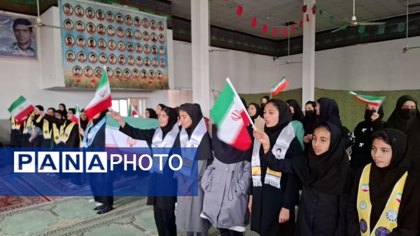 جشن روز دانش آموز دختران دبیرستان حضرت فاطمه و حضرت رقیه در مهدیه شهر بار نیشابور 