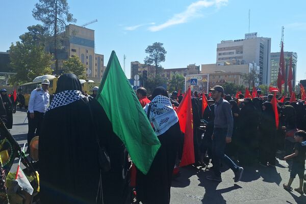 مراسم راهپیمایی جاماندگان اربعین حسینی در شیراز