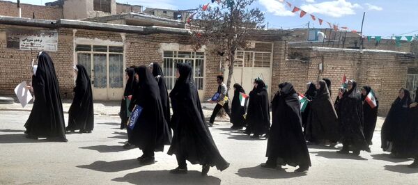 راهپیمایی روز قدس در روستای حیدری