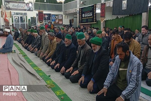 ضیافت افطاری همراه با نماز جماعت مغرب و عشاء در مسجد جامع شهر بار 