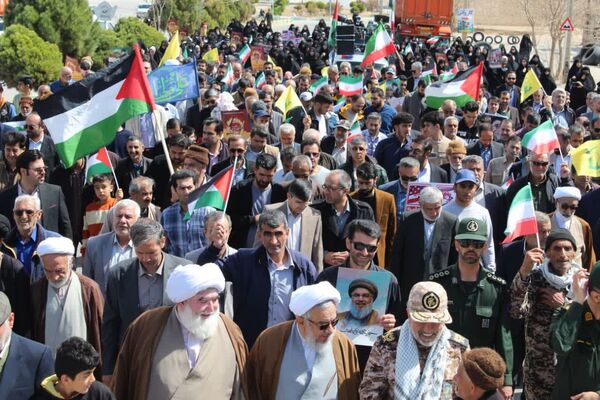 راهپیمایی روزجهانی قدس در شهر درق