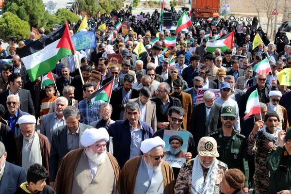 راهپیمایی روزجهانی قدس در شهر درق
