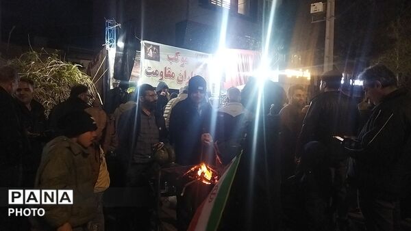 موکب سرداران مقاومت در بلوار فضل نیشابور 