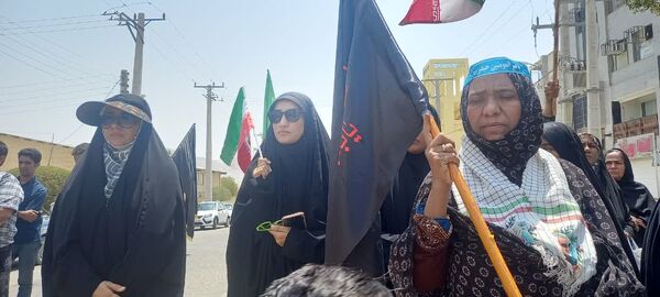 مردم شهر رویدر طنین انتقام‌خواهی را در روز غدیر سر دادند