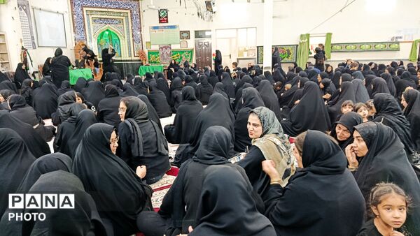 نهمین شب محرم در زینبیه دهستان بزرگ رزق‌آباد
