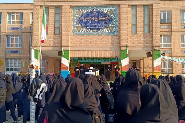 مراسم وفات حضرت معصومه(س) در دبیرستان الغدیر قیامدشت ری یک